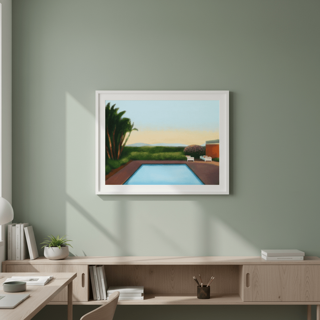 Summer Evening by Ieva Baklane wall - art - picture - poster