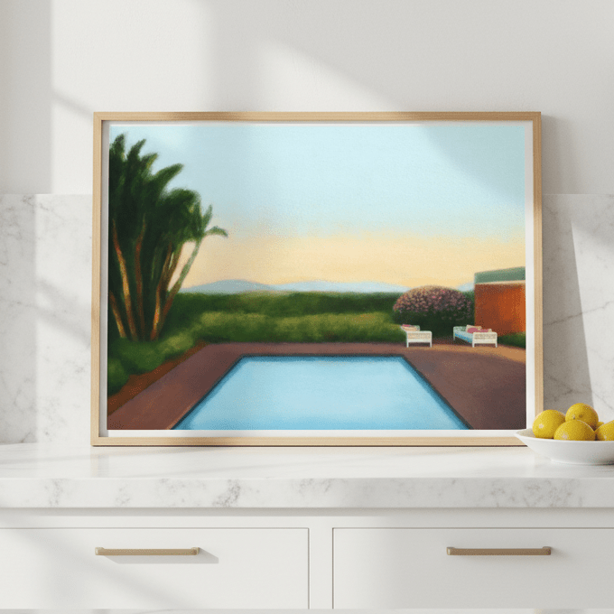 Summer Evening by Ieva Baklane wall - art - picture - poster