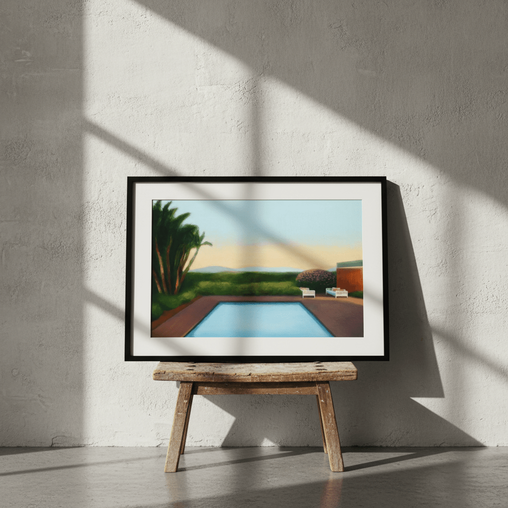 Summer Evening by Ieva Baklane wall - art - picture - poster