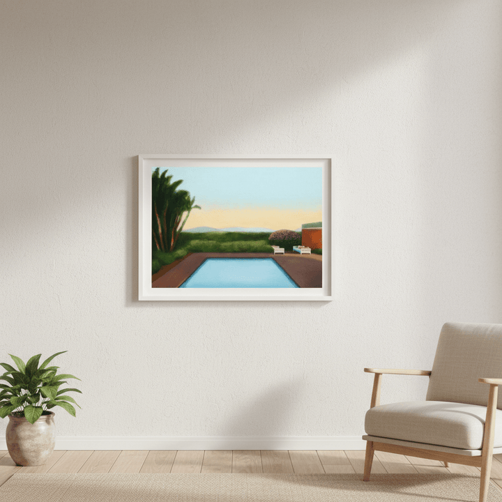 Summer Evening by Ieva Baklane wall - art - picture - poster