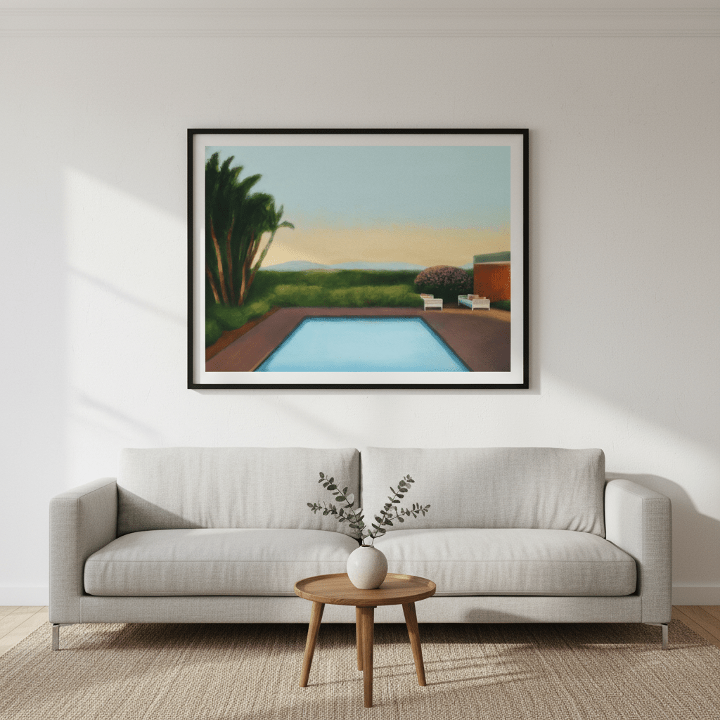 Summer Evening by Ieva Baklane wall - art - picture - poster