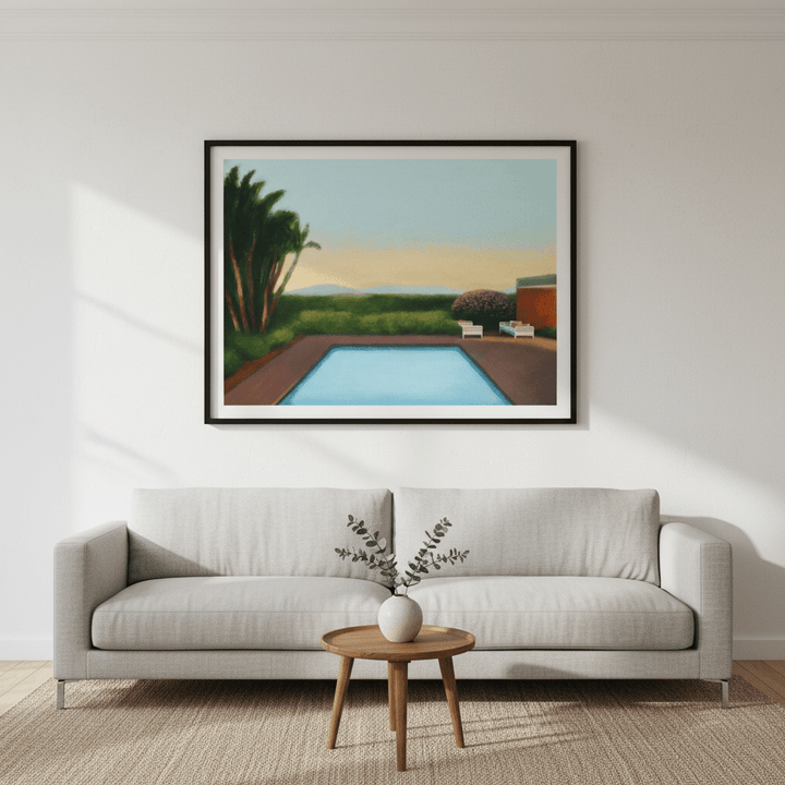 Summer Evening by Ieva Baklane wall - art - picture - poster