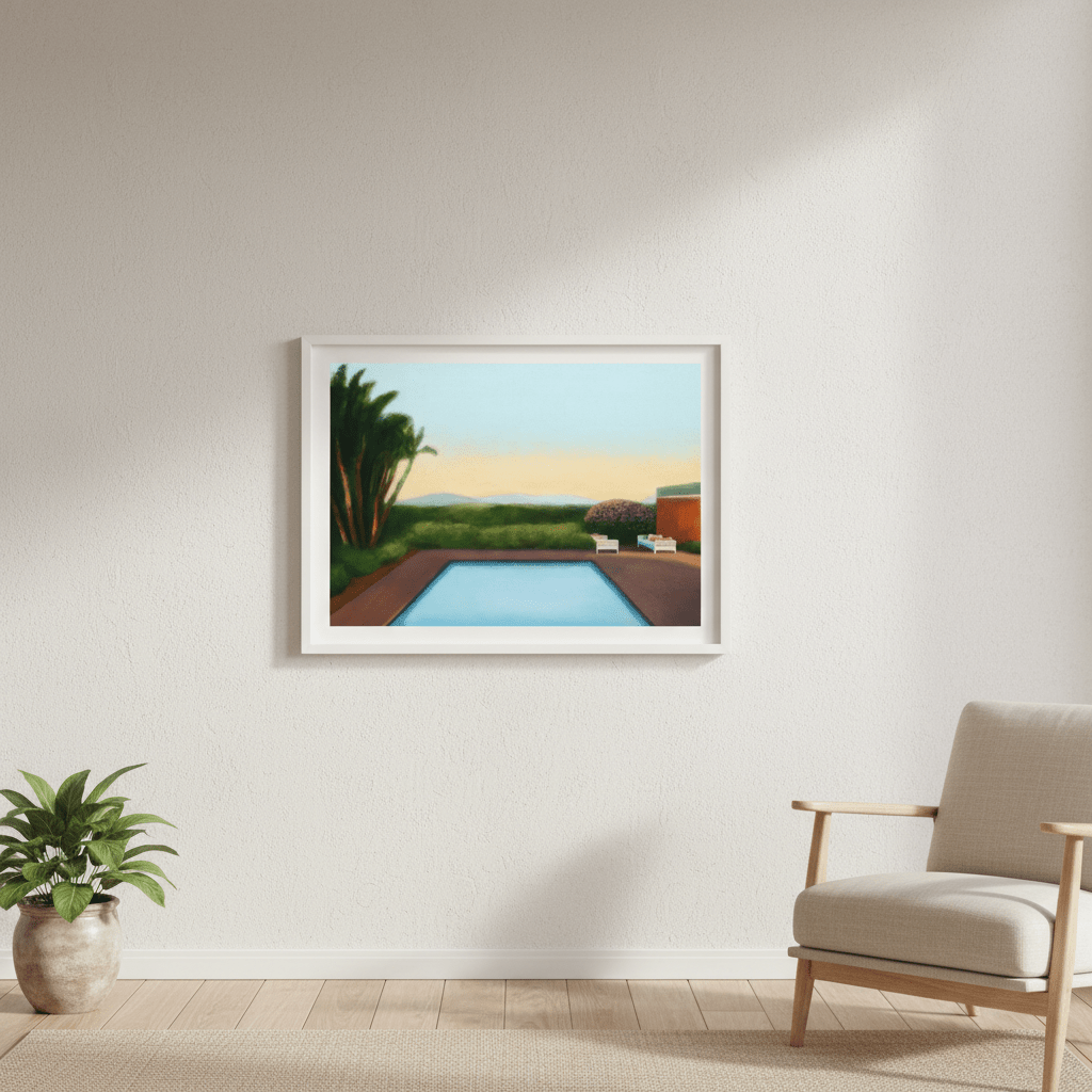 Summer Evening by Ieva Baklane wall - art - picture - poster