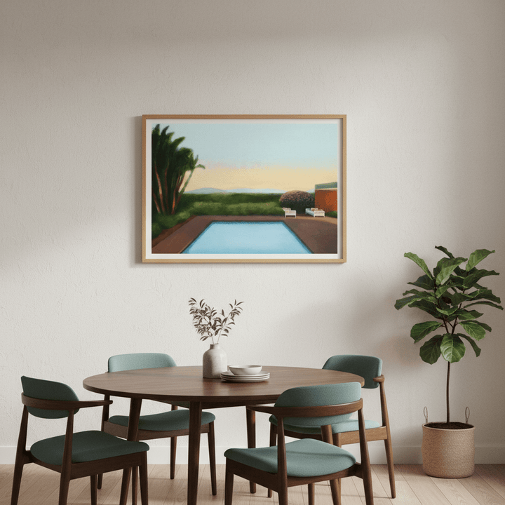 Summer Evening by Ieva Baklane wall - art - picture - poster