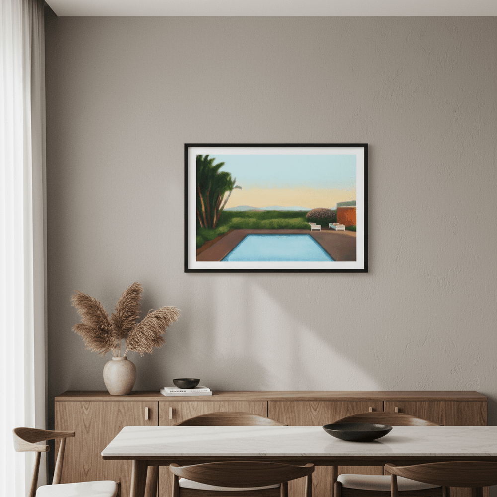 Summer Evening by Ieva Baklane wall - art - picture - poster