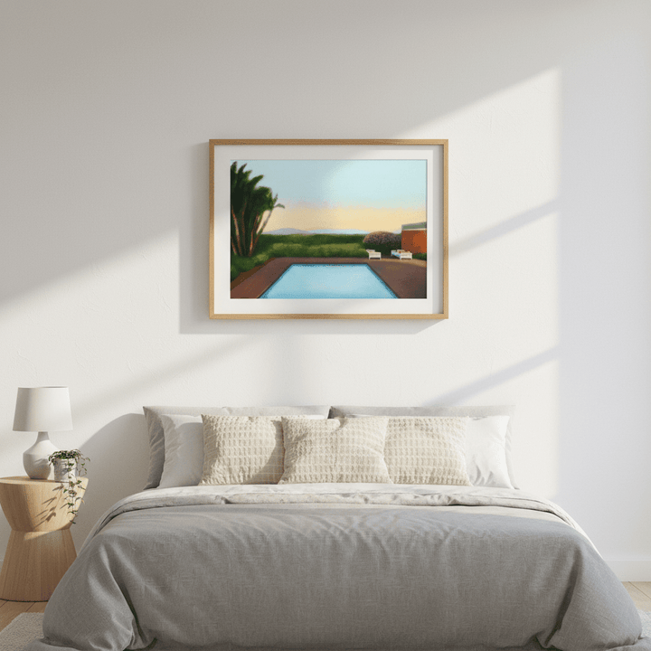 Summer Evening by Ieva Baklane wall - art - picture - poster