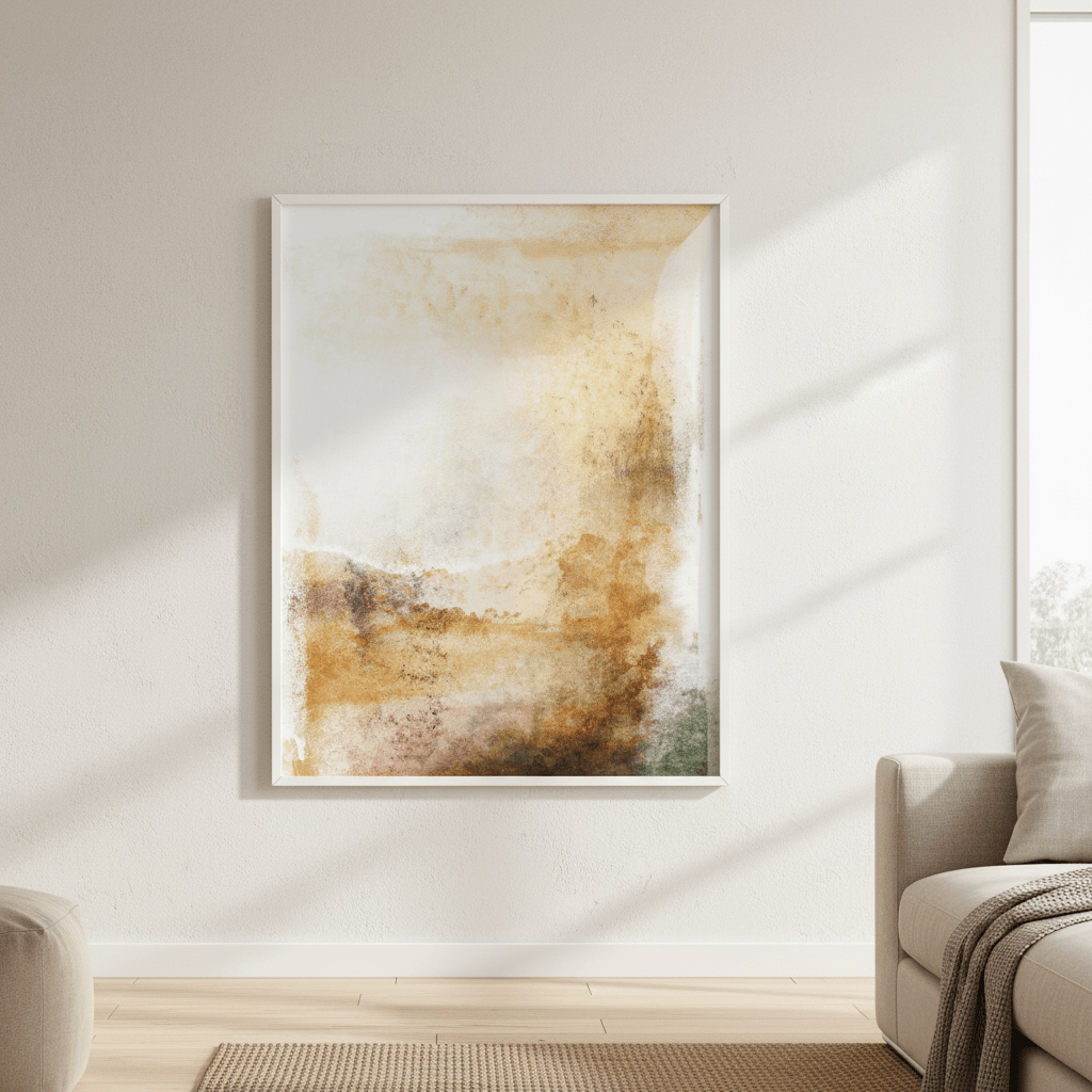 Summer Fields Abstract by Deer Muskeeter wall - art - picture - poster