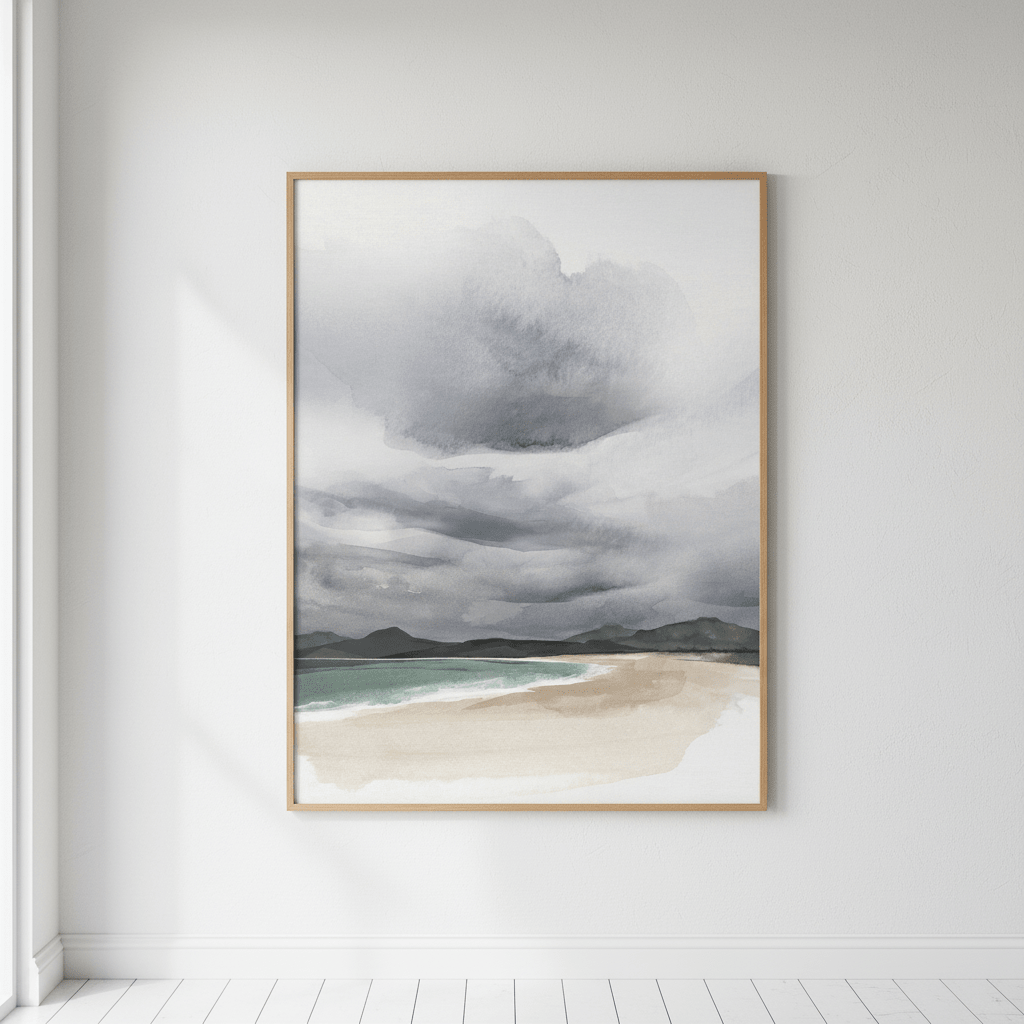 Summer Storm East Coast Tasmania by Deer Muskeeter wall - art - picture - poster