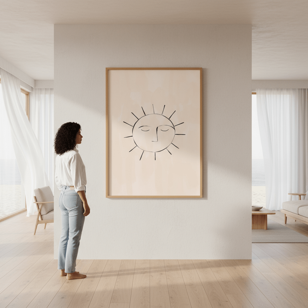 Sun by Ivy Green Illustrations wall - art - picture - poster