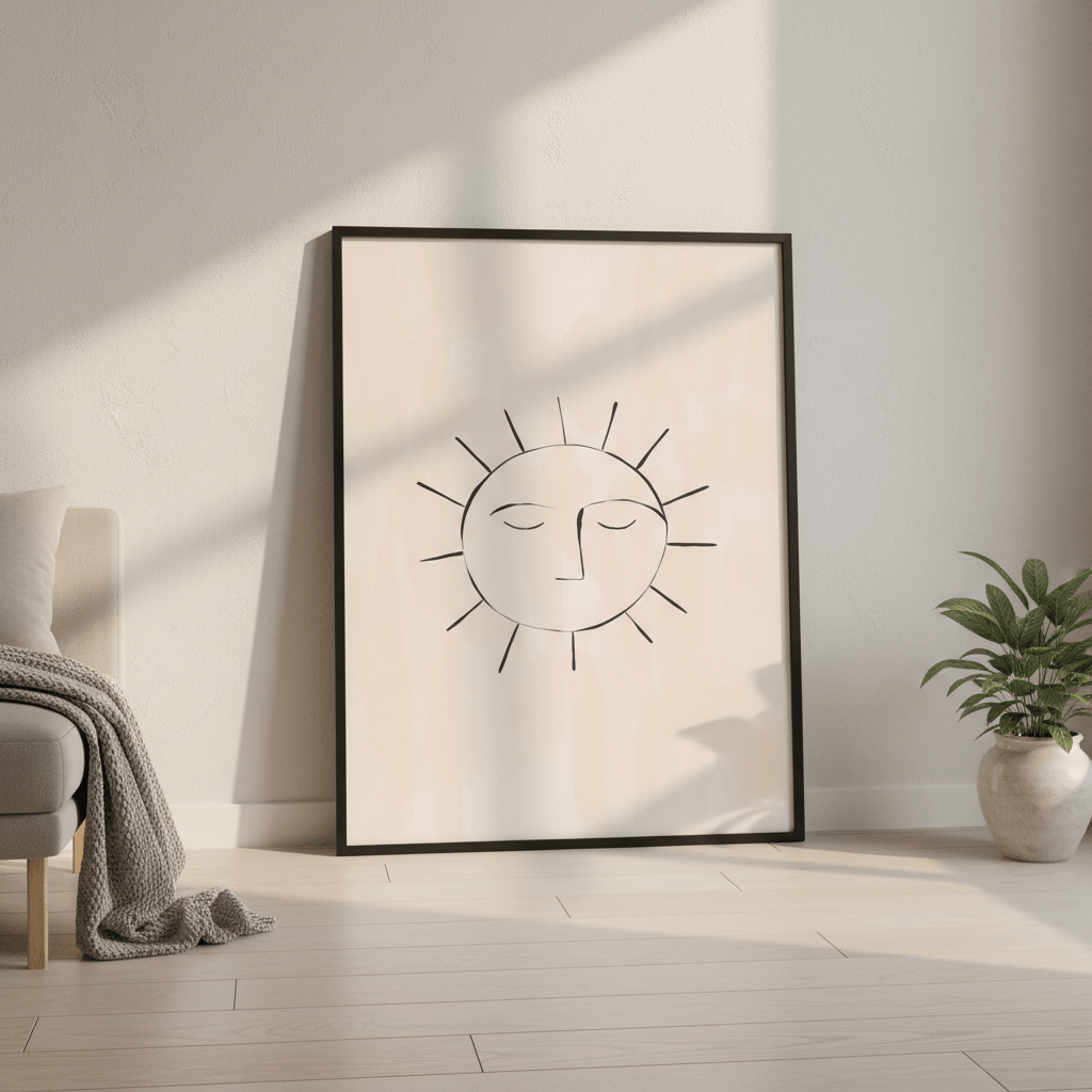 Sun by Ivy Green Illustrations wall - art - picture - poster