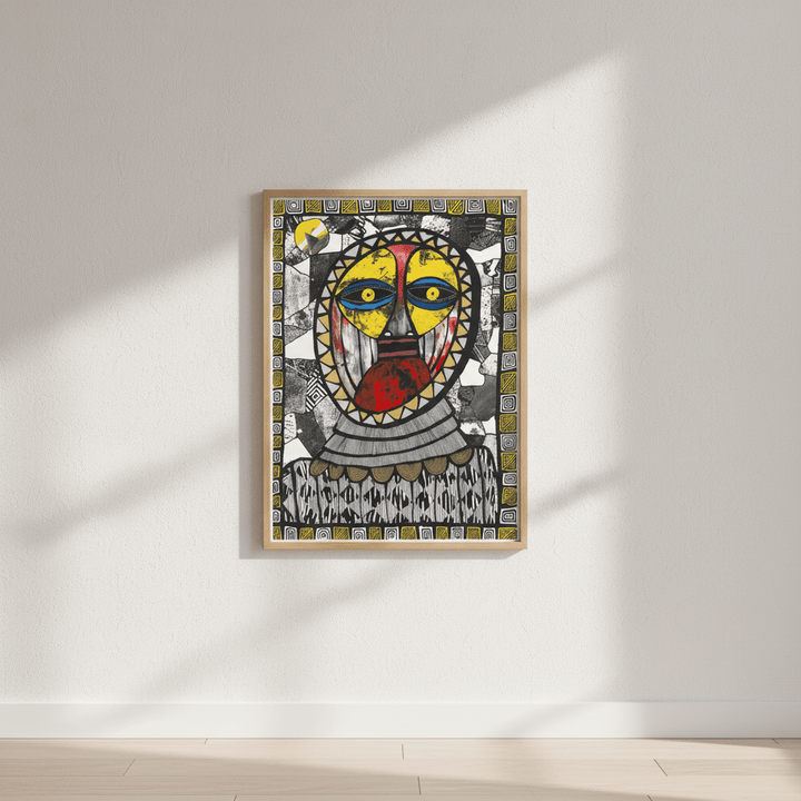 Sun Mask by Sven Reubens wall - art - picture - poster