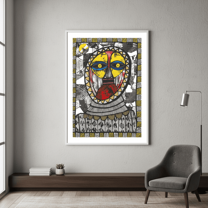 Sun Mask by Sven Reubens wall - art - picture - poster