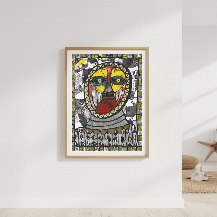 Sun Mask by Sven Reubens wall - art - picture - poster
