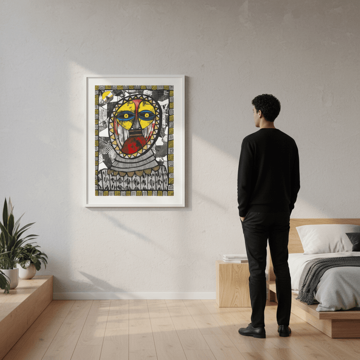 Sun Mask by Sven Reubens wall - art - picture - poster