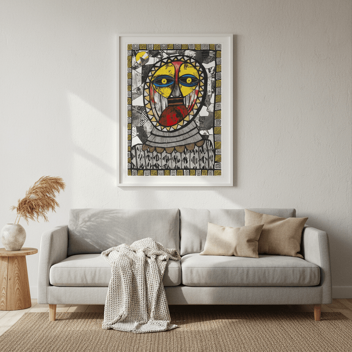 Sun Mask by Sven Reubens wall - art - picture - poster