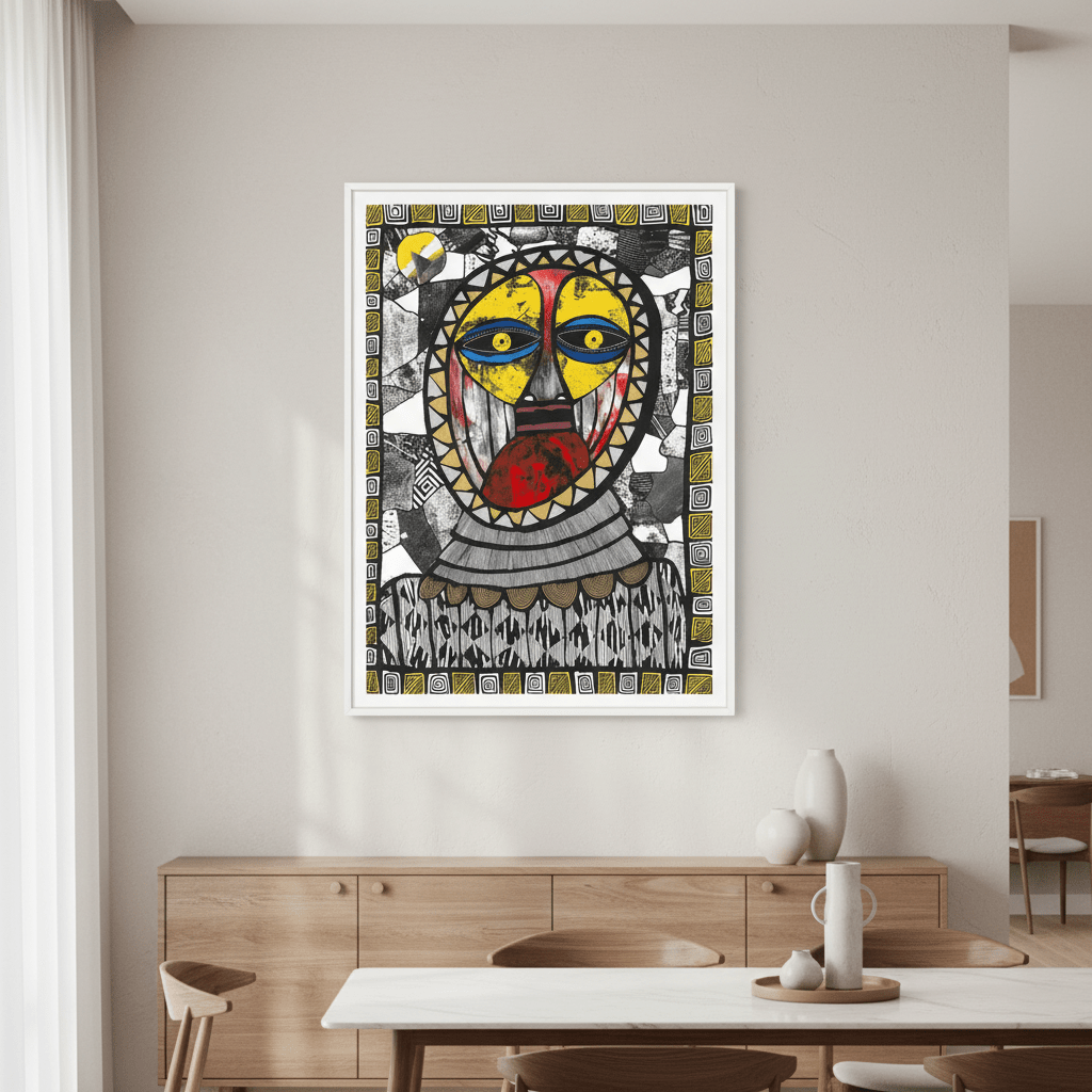 Sun Mask by Sven Reubens wall - art - picture - poster