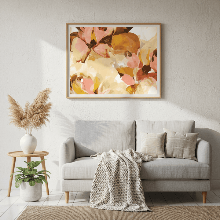 Sunny Floral by Deer Muskeeter wall - art - picture - poster