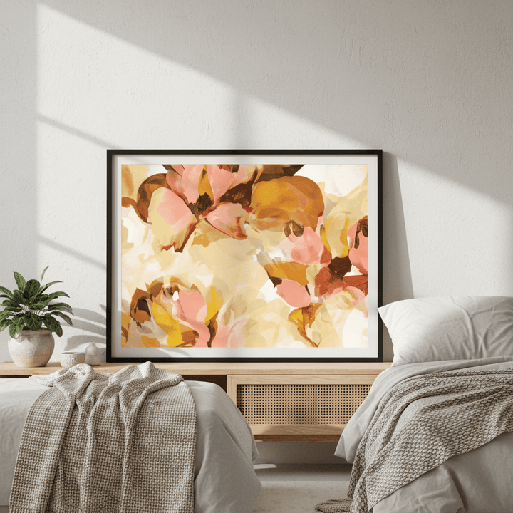 Sunny Floral by Deer Muskeeter wall - art - picture - poster