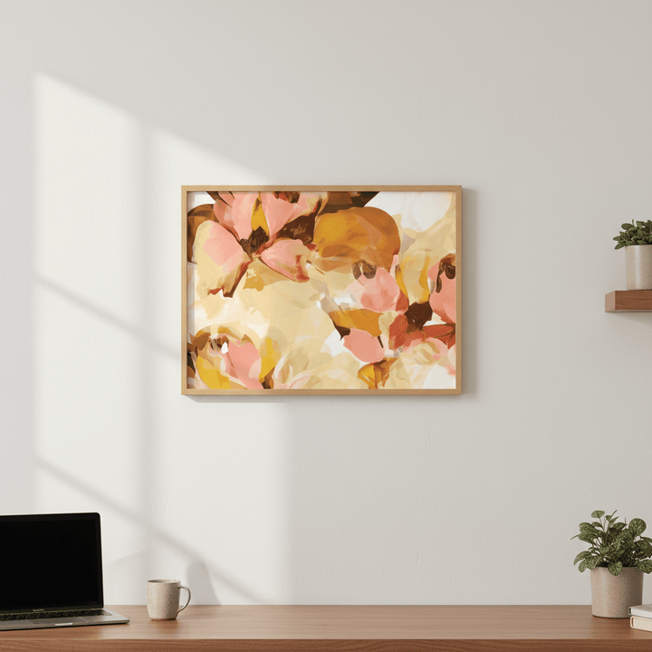 Sunny Floral by Deer Muskeeter wall - art - picture - poster