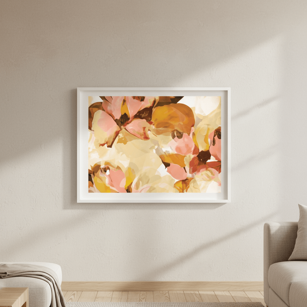 Sunny Floral by Deer Muskeeter wall - art - picture - poster