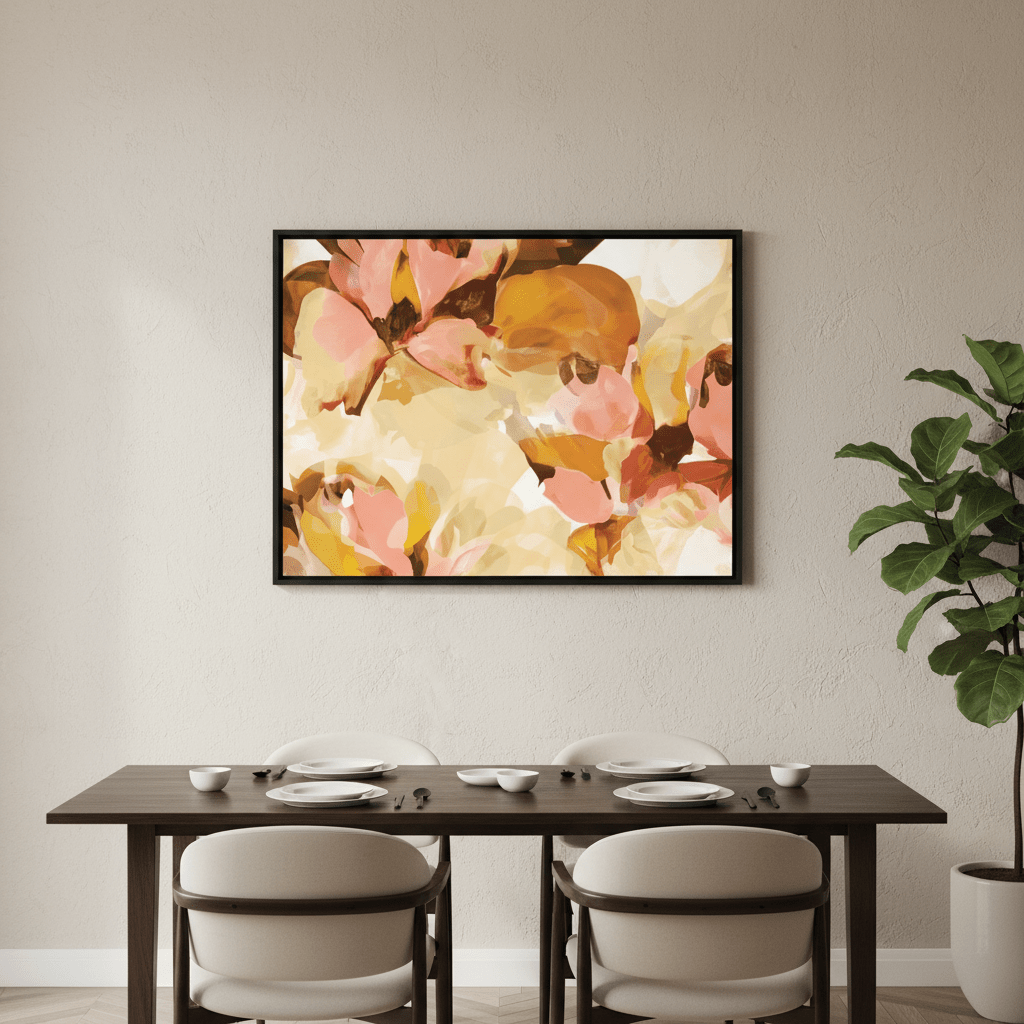 Sunny Floral by Deer Muskeeter wall - art - picture - poster