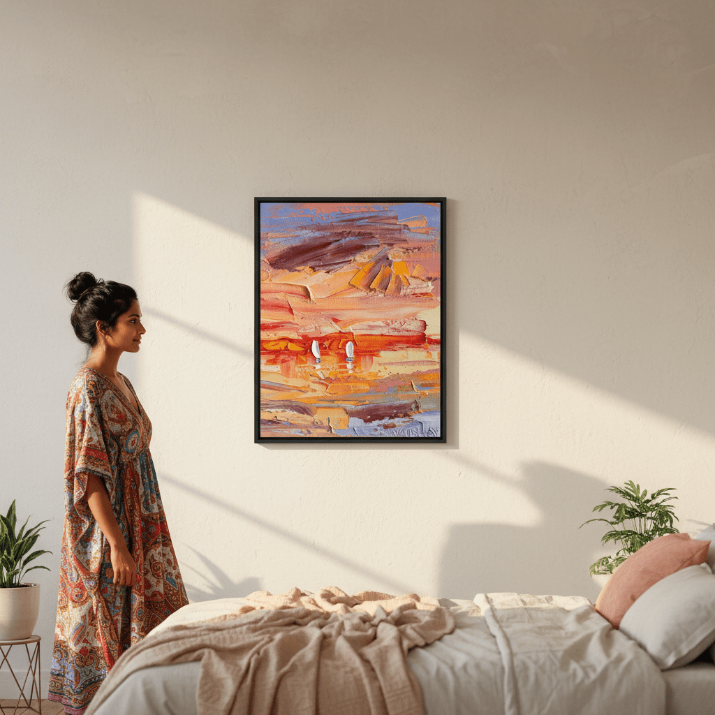 Sunset Duet by Angela Hawkey wall - art - picture - poster