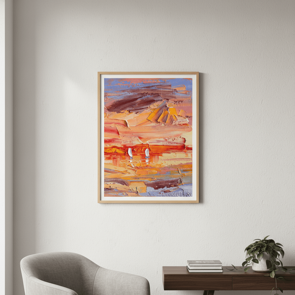 Sunset Duet by Angela Hawkey wall - art - picture - poster