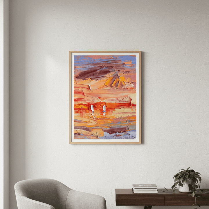Sunset Duet by Angela Hawkey wall - art - picture - poster