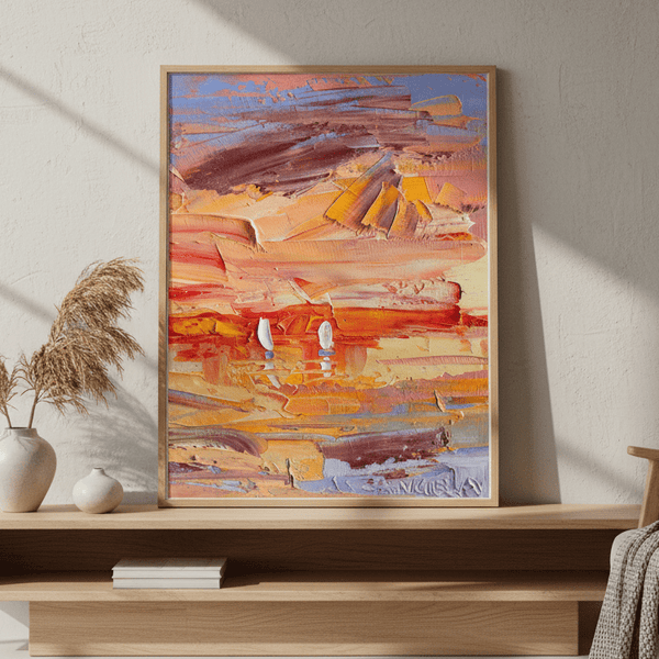 Sunset Duet by Angela Hawkey | Art & Canvas Print