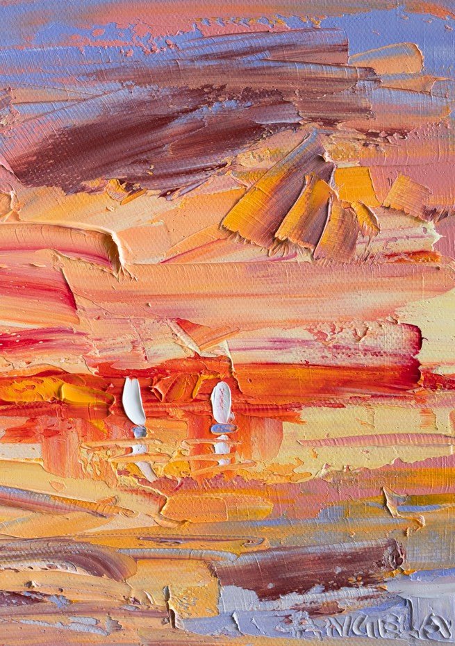 Sunset Duet by Angela Hawkey