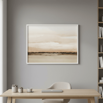 Sunset Fields by Deer Muskeeter wall - art - picture - poster