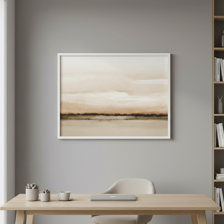 Sunset Fields by Deer Muskeeter wall - art - picture - poster