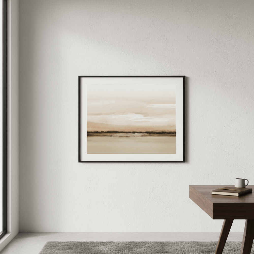 Sunset Fields by Deer Muskeeter wall - art - picture - poster