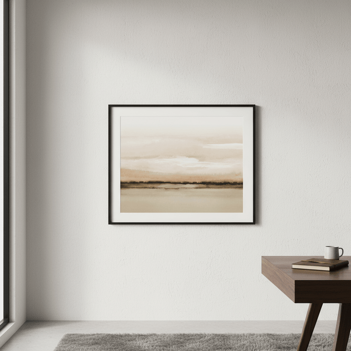 Sunset Fields by Deer Muskeeter wall - art - picture - poster