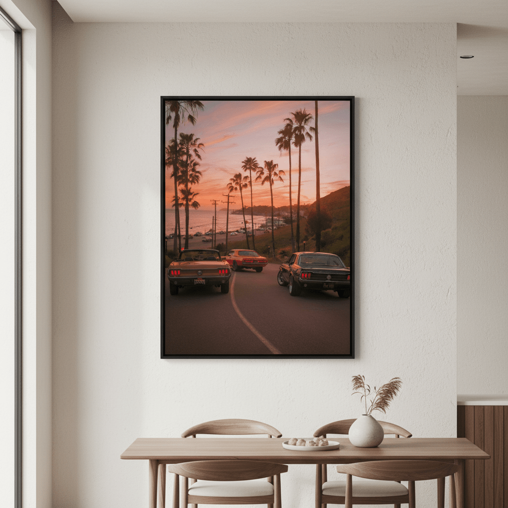Sunset in Malibu by Gelica Peralta wall - art - picture - poster