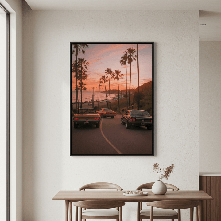 Sunset in Malibu by Gelica Peralta wall - art - picture - poster