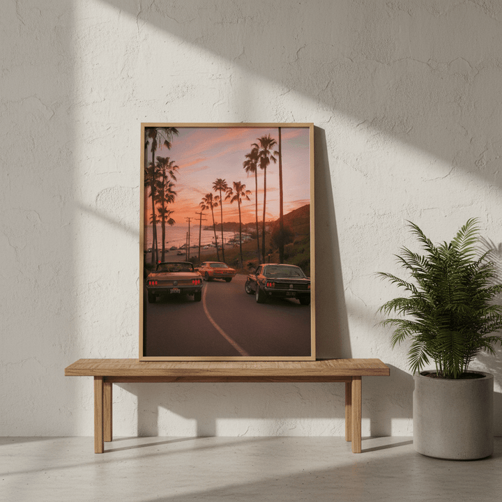 Sunset in Malibu by Gelica Peralta wall - art - picture - poster