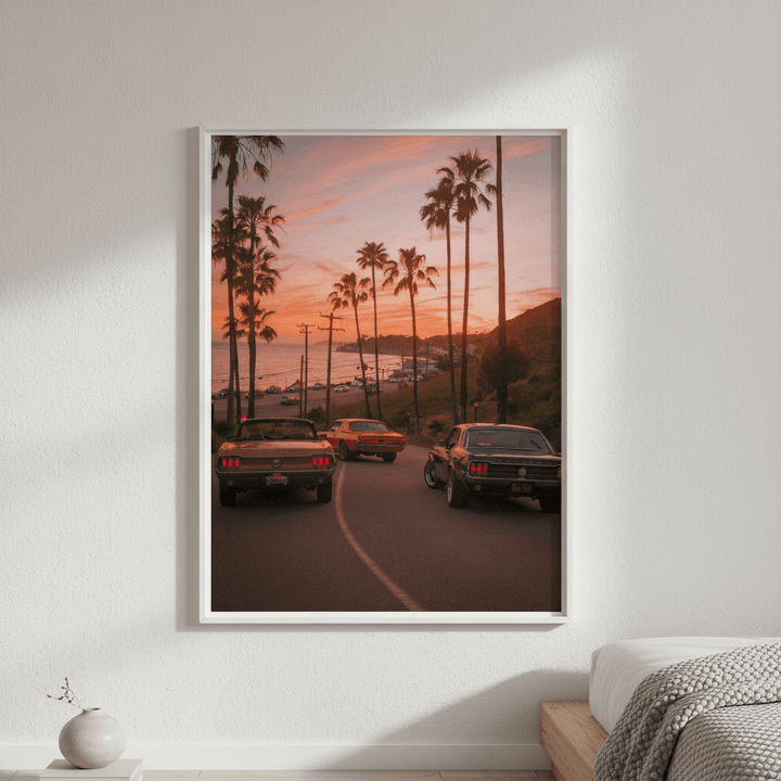 Sunset in Malibu by Gelica Peralta wall - art - picture - poster