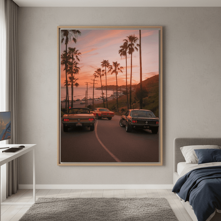 Sunset in Malibu by Gelica Peralta wall - art - picture - poster
