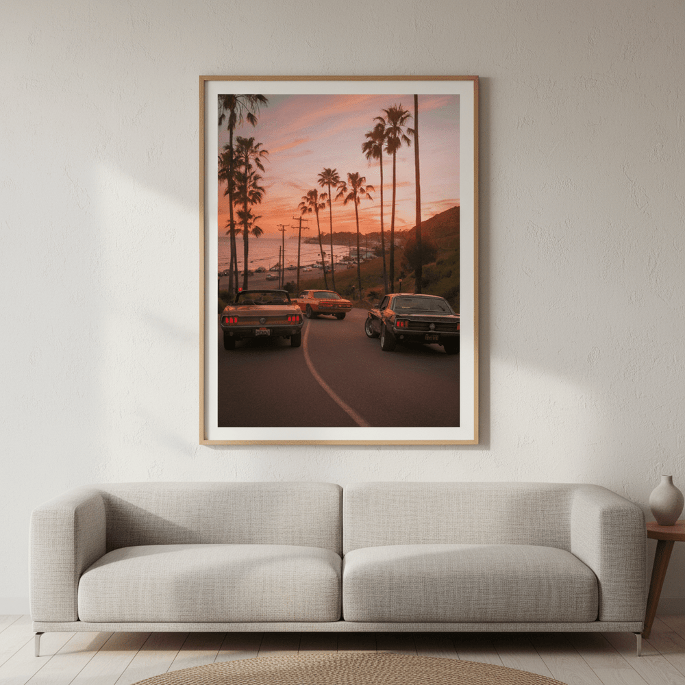 Sunset in Malibu by Gelica Peralta wall - art - picture - poster