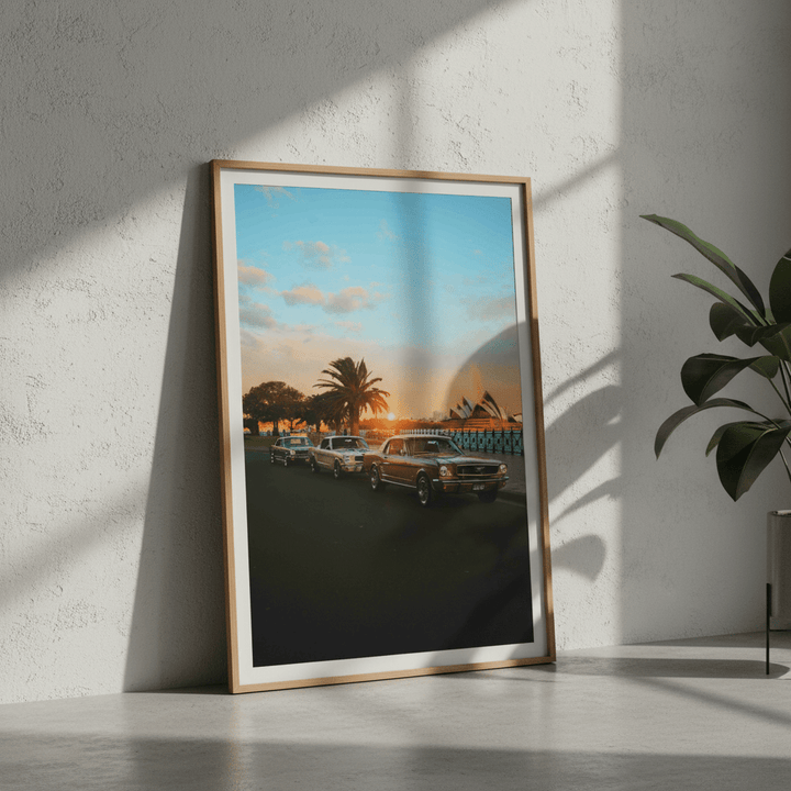Sunset in Sydney by Gelica Peralta wall - art - picture - poster
