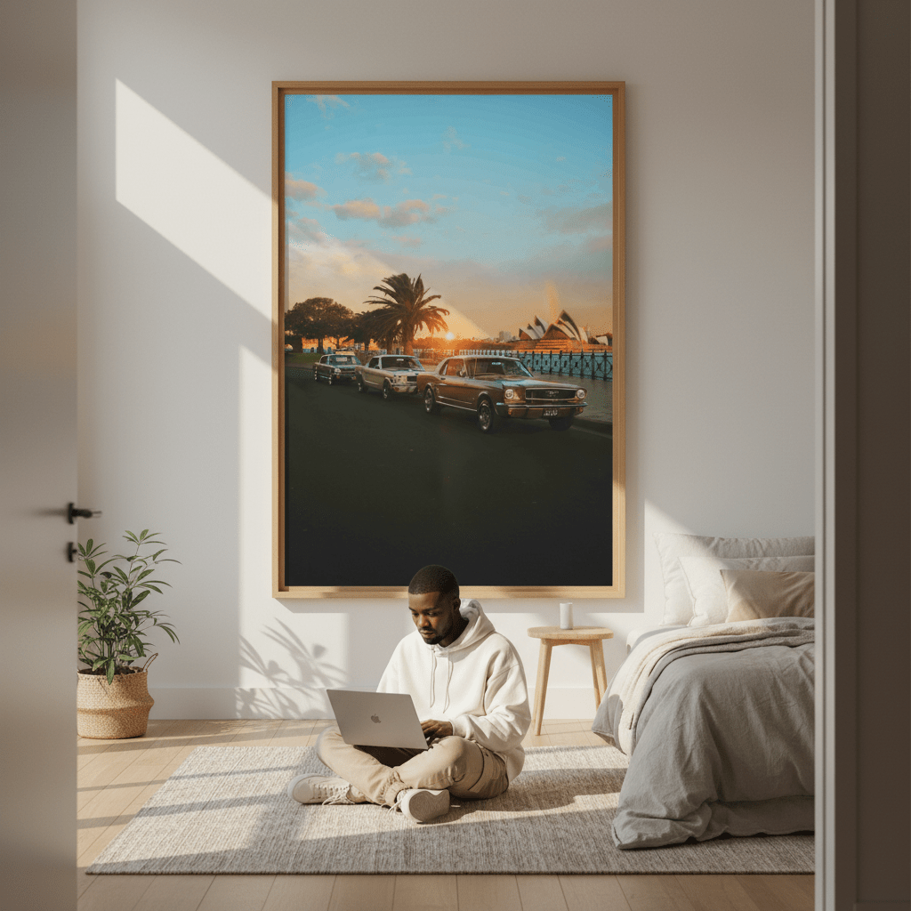 Sunset in Sydney by Gelica Peralta wall - art - picture - poster