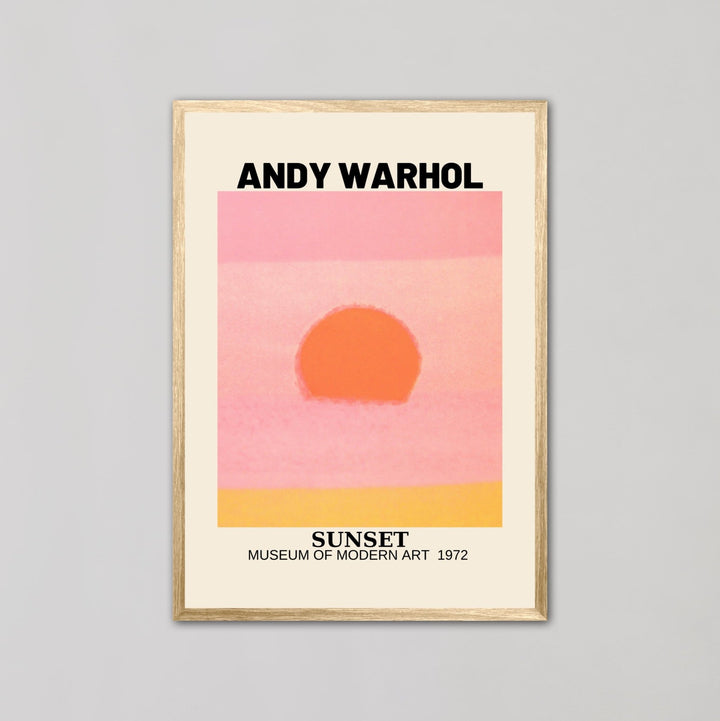 Sunset Pink Orange Yellow By Andy Warhol - Style My Wall