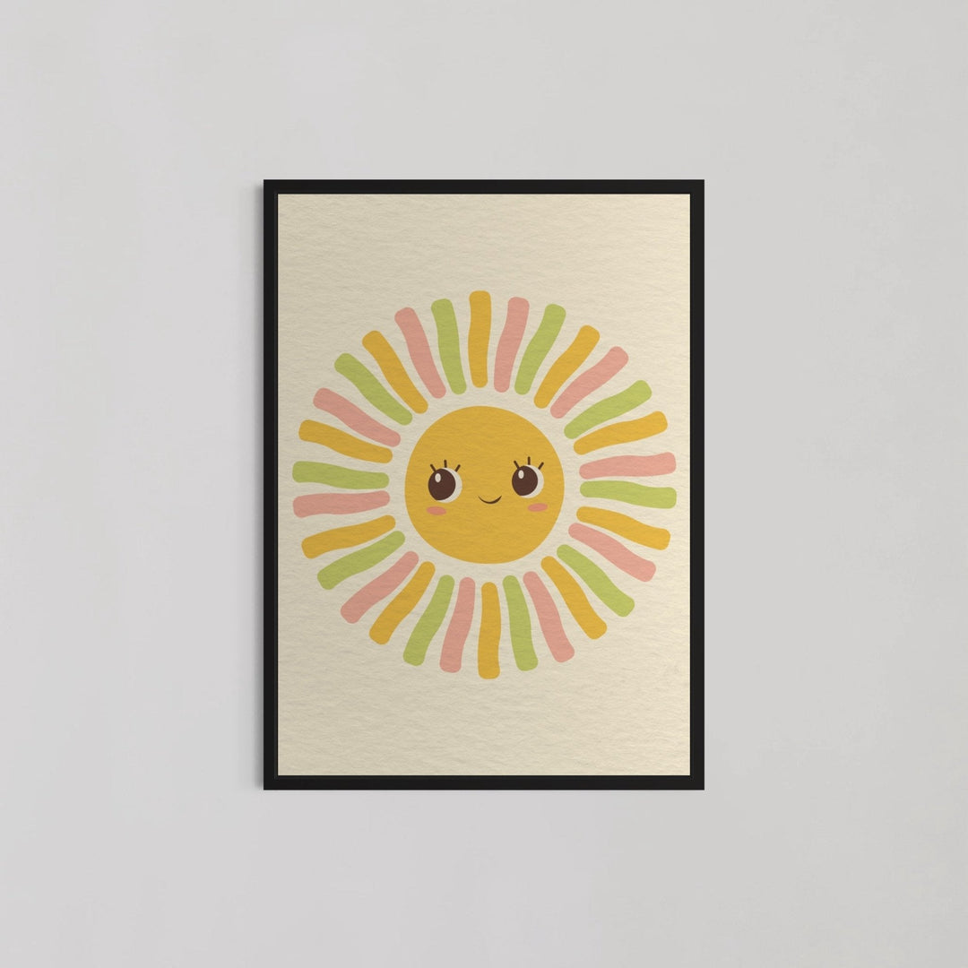 Sunshine Nursery Sun Wall Art - Style My Wall,frame