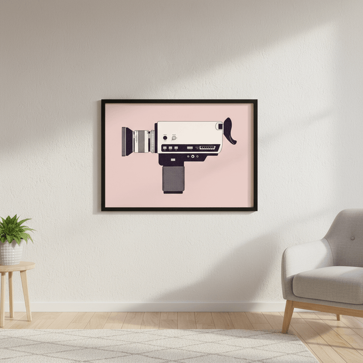 Super 8 Camera by Florent Bodart wall - art - picture - poster