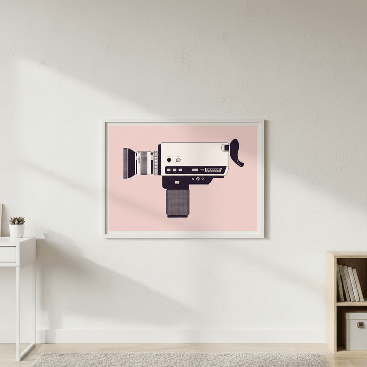 Super 8 Camera by Florent Bodart wall - art - picture - poster