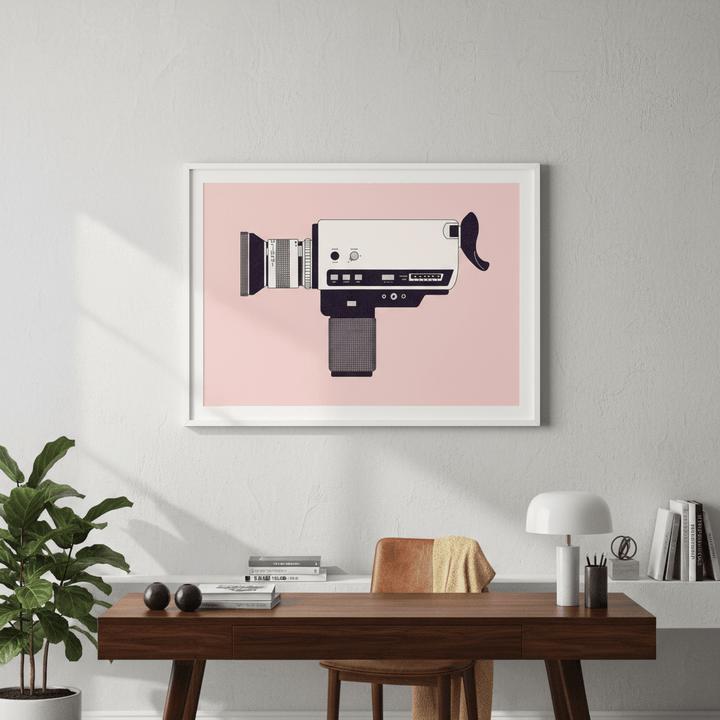 Super 8 Camera by Florent Bodart wall - art - picture - poster