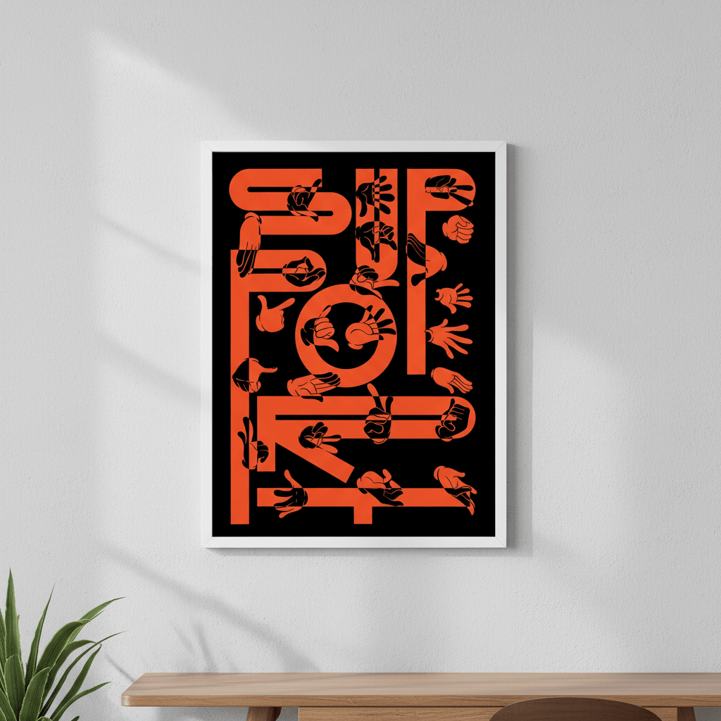 Support by Jerome Bizien wall - art - picture - poster
