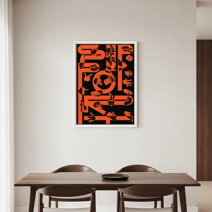 Support by Jerome Bizien wall - art - picture - poster