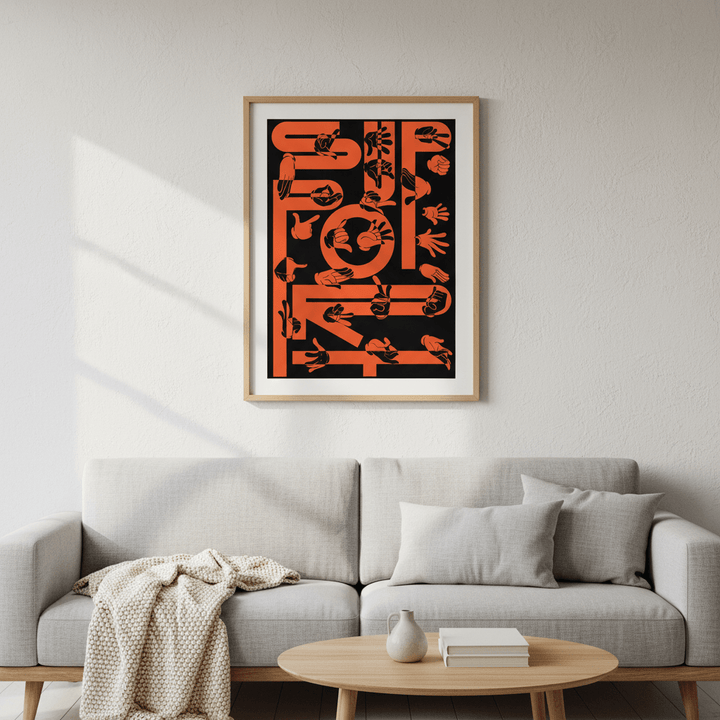 Support by Jerome Bizien wall - art - picture - poster